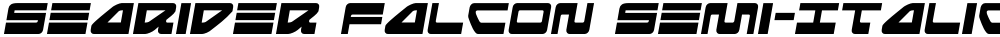 Searider Falcon Semi-Italic