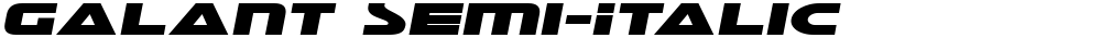 Galant Semi-Italic