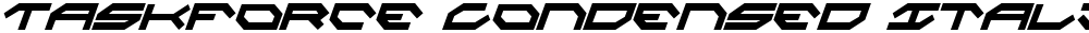 Taskforce Condensed Italic
