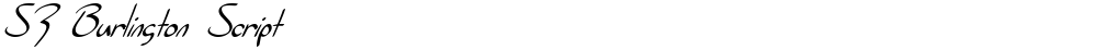SF Burlington Script