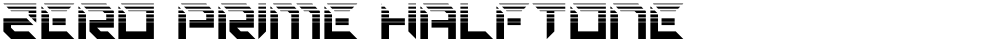 Zero Prime Halftone