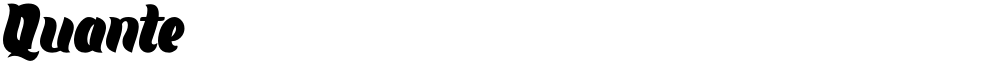 Quante