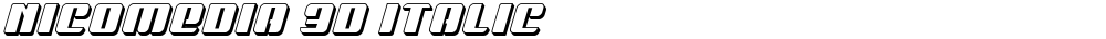 Nicomedia 3D Italic