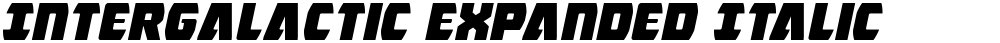Intergalactic Expanded Italic