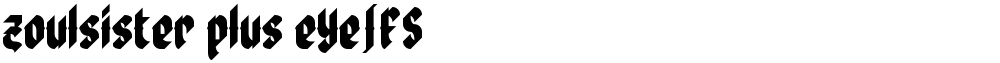 zoulsister plus eYe/FS