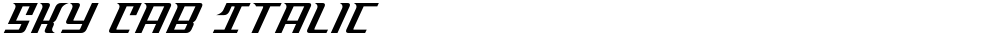 Sky Cab Italic