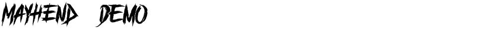 MAYHEND  demo