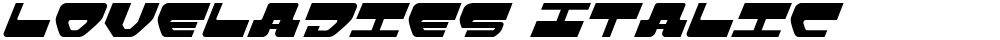 Loveladies Italic