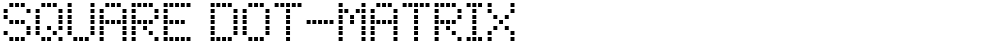 Square Dot-Matrix