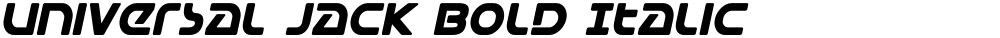 Universal Jack Bold Italic