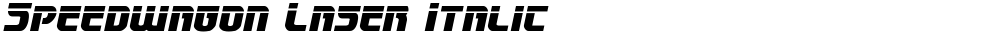 Speedwagon Laser Italic