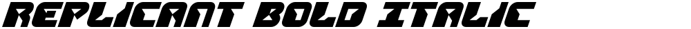 Replicant Bold Italic