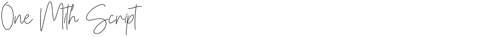 One Mith Script