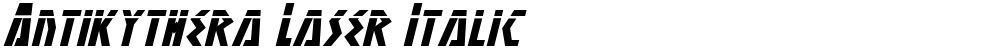 Antikythera Laser Italic