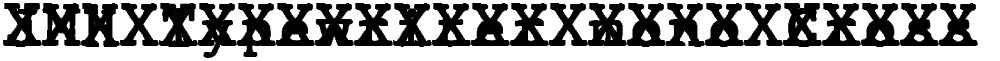 JMH Typewriter mono Cross