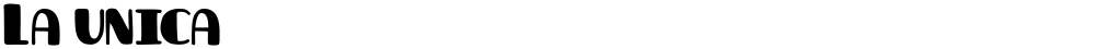 La unica