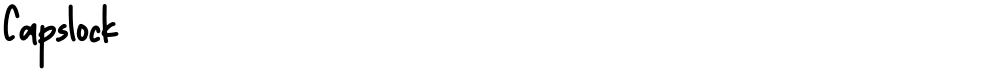 Capslock