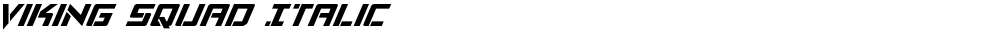Viking Squad Italic
