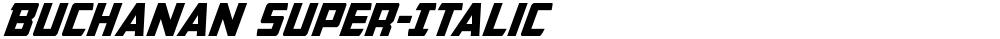 Buchanan Super-Italic