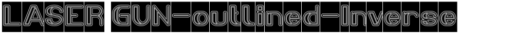 LASER GUN-outlined-Inverse