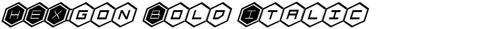 HEX:gon Bold Italic