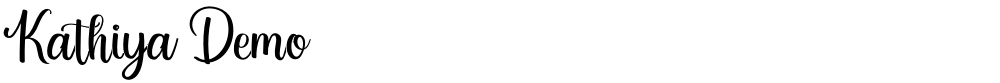Kathiya Demo