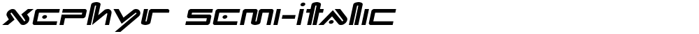 Xephyr Semi-Italic