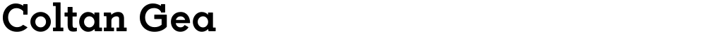 Coltan Gea