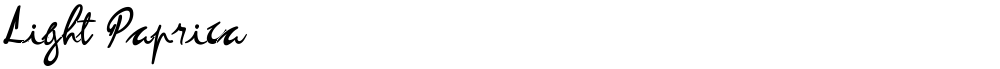 Light Paprica