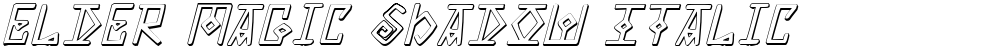 Elder Magic Shadow Italic