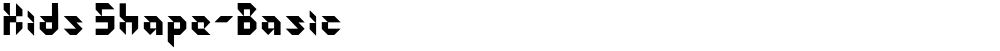 Kids Shape-Basic