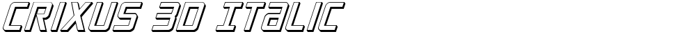 Crixus 3D Italic
