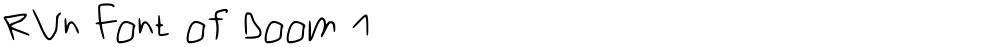 RVn Font of Doom 1