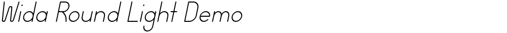 Wida Round Light Demo