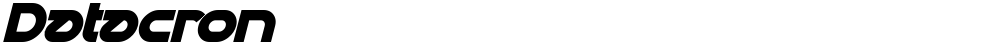 Datacron