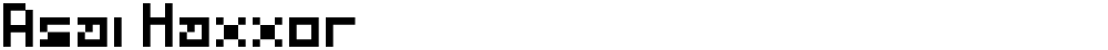 Asai Haxxor