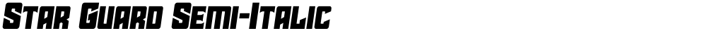 Star Guard Semi-Italic