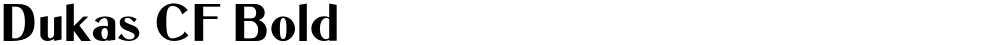 Dukas CF Bold