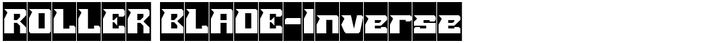ROLLER BLADE-Inverse