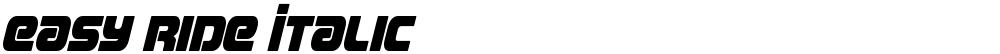 Easy Ride Italic