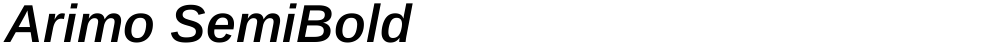Arimo SemiBold