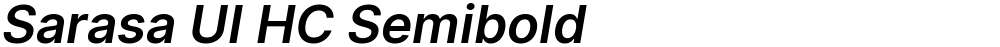Sarasa UI HC Semibold