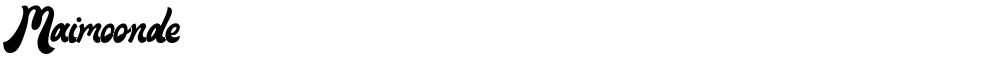 Maimoonde