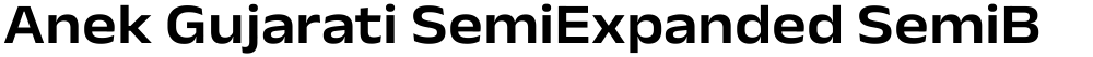 Anek Gujarati SemiExpanded SemiBold