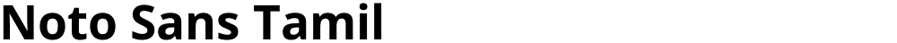 Noto Sans Tamil