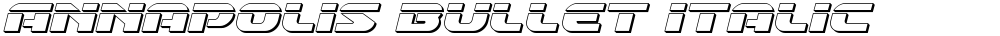 Annapolis Bullet Italic