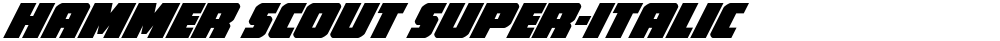 Hammer Scout Super-Italic