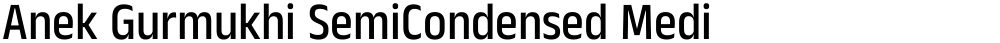 Anek Gurmukhi SemiCondensed Medium