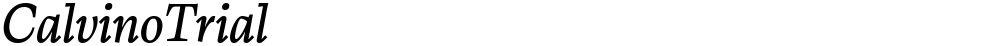 CalvinoTrial