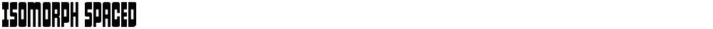 Isomorph Spaced